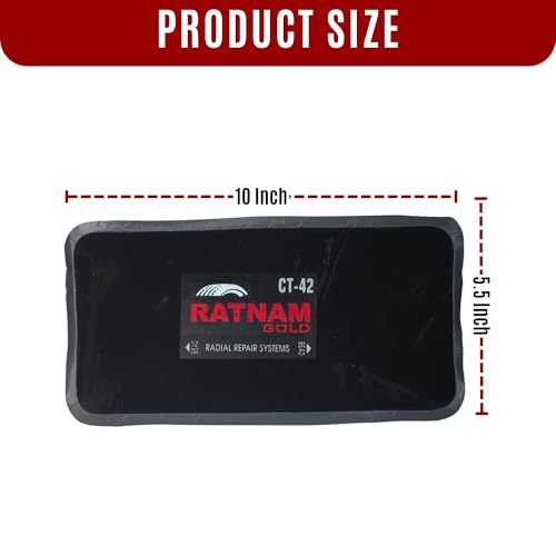 Image of Radial Tyre Repair Patch No. 42 Pack of 5 | Heavy Duty Tubeless & Radial Tyre Puncture Repair Patches | Strong Bond Repair Patch for Car, Truck, Bus & Commercial Vehicle Tyres
