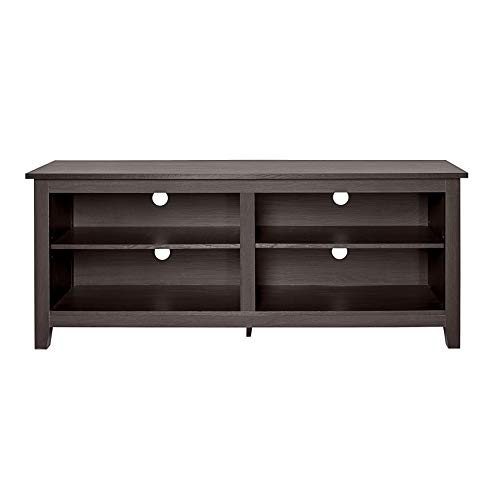 Walker Edison AZ58CSPES Wren Classic Tv Console Entertainment Media Stand With Storage For Televisions Up To 65 Inches, 58 Inch, Espresso thumb #1