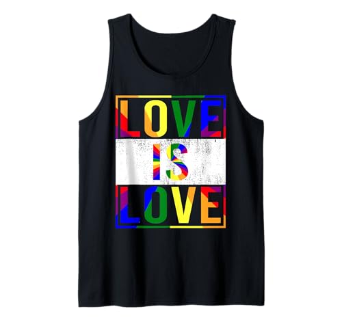 love is love gay Pride month LGBT Community CSD Pride Tank Top