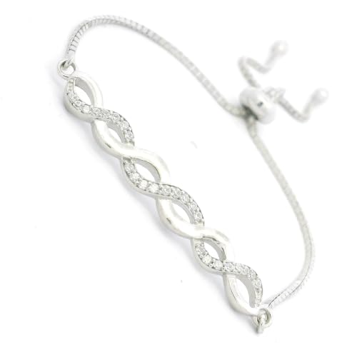 Image of 925 Sterling Silver Adjustable Bracelet for Women | Minimal Fashion Jewellery for Daily Wear