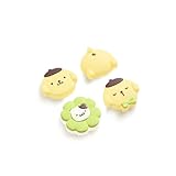 Kuitmor Switch2 スティックカバー Switch2用スティクカバー 有機EL対応 Joy con対応 4枚入れ コントロール キャップ ジョイコンスティックカバー 取り付け簡単 滑り止め 親指グリップキャップ 可愛い 女 男の子 贈り物 プレゼント4PCS (NS2-イエロー)