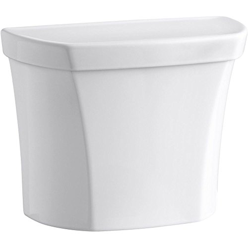 Kohler K-4458-RA-47 WELLWORTH Dual-Flush Tank with Right-Hand Trip Lever Almond, Black