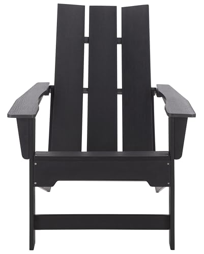 SEI Furniture - Olivia Adirondack Chair Outdoor Furniture - Transitional Black - Ideal for Patio,...