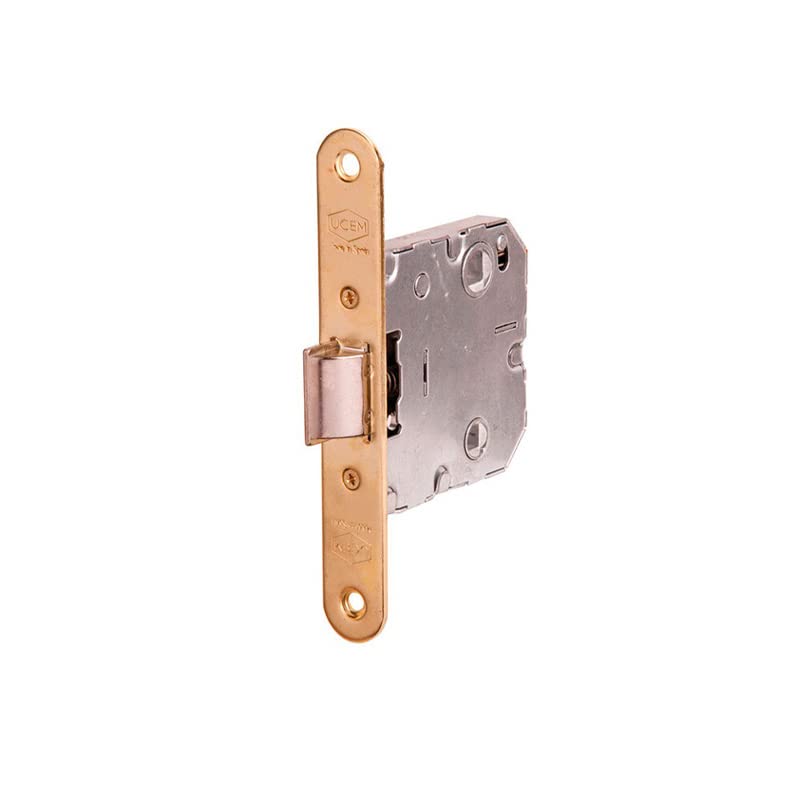 Genérico Picaporte de embutir para manivela. UCEM 6134 BC. Frente redondo.