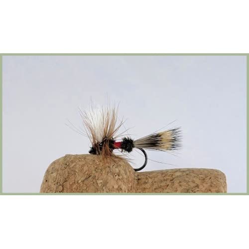 Wulff Trout Flies, 6 Barbless Royal Wulff, Mayflies Size 10 Fishing Flies