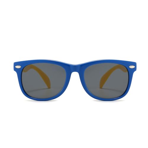 Image of FANNYGO 3 Pack Kids Sunglasses for Boys Girls Kid children's Polarized Sunglasses Age 3-10