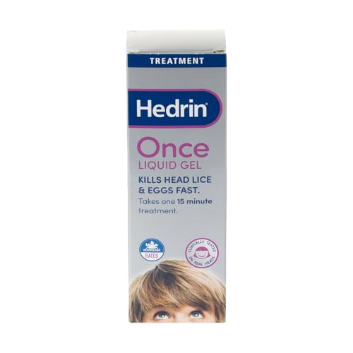 Hedrin Kills Headlice Liquid Gel Fast and Effective Lice and Nit Treatment Kills Head Lice and Eggs 4 Treatments Clinically Tested Suitable for Adults and Children 100ml
