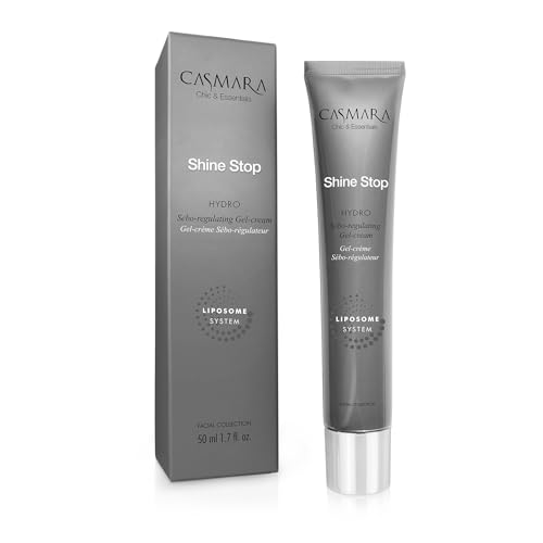 CASMARA - Crema Facial Sebo-Regulating Gel, Crema Hidratante para Regular el Exceso de Grasa y Combate el Acné, Crema Mascarilla facial para Piel grasa con Liposome System, Skin Care Shine Stop