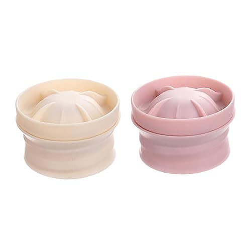 CONGARTENO Professional Fruit Slicer Tool 2-piece Set Manual Cutter Handheld Lemon Slicer Comfortable Handle Easy to Use Random Color