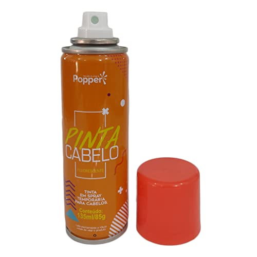 Tinta Temporária para Cabelo Laranja Neon - 135ml