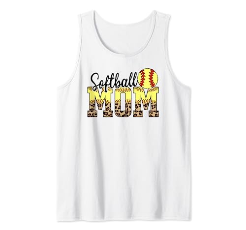 Mothers Day Softball Mom Quotes Tank Top