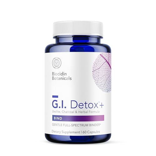 Biocidin G.I. Detox+ Activated Charcoal Binder & Zeolite...