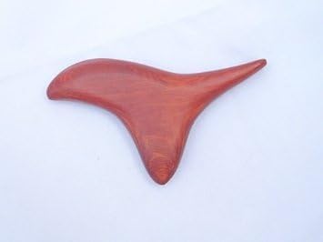 Thai Traditional Reflexology Hand Massage Tool Massager Press Point Red Wood by Nataleeya