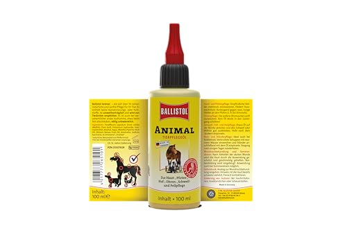 BALLISTOL Animal Tierpflegeöl zur Haut-, Pfoten-, Ohren- und Fellpflege, 100 ml Lösung