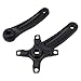 Black for Bicycle Crank Set with 152mm Crank Length, Aluminum Alloy Crank Arm BCD104 for 7-12 Speed Bicycles