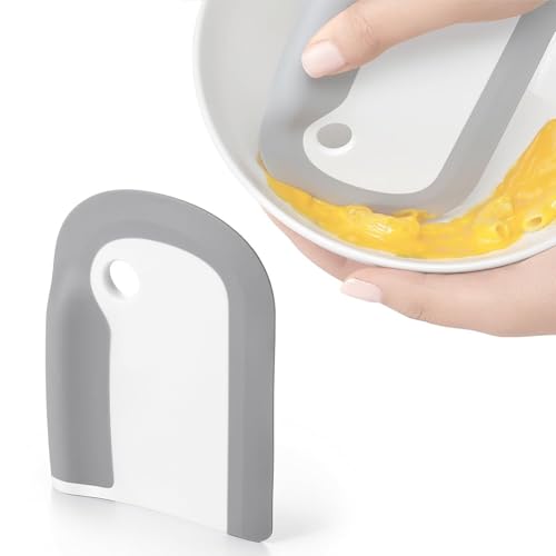 Image of Kunya Multi Purpose Silicone Squeegee with Hanging Hook Water Blade for Cleaning Bathroom Shower Mirror Glass Kitchen Countertop Car Windows Wiper Scraper Waterblade Cleaner Tool (Handy)