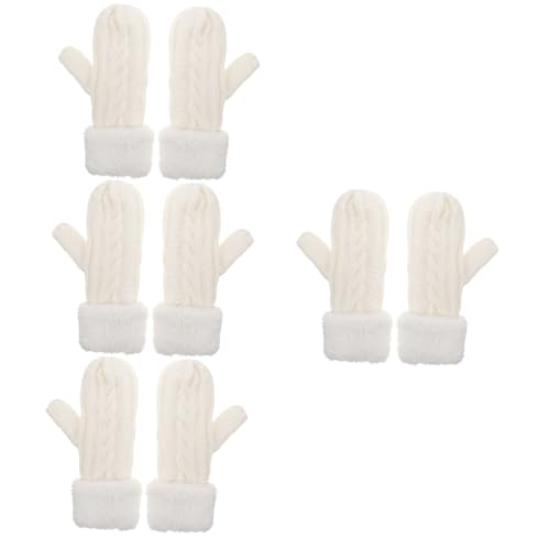 Mitaines chaudes femme doublées polaire pour garder les mains au chaud à l'extérieur
