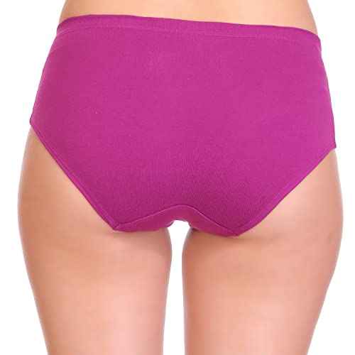 Image of SONA Women's Soft Cotton Inner Elastic Plain Daily Use Hipster Panties
