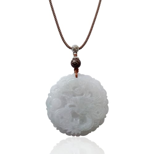 Collier dragon en jade naturel le cadeau symbolique idéal