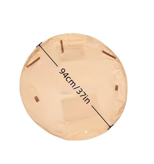 Collapsible Travel Tote Bag, 37-Inch Nylon, Foldable Shopping Shoulder Bag with Storage Pockets3