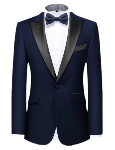 JEMYGINS Herren Matten Fliege erhältlich in Uni Farben Navy blau