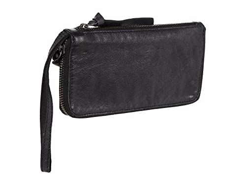 Free People Distressed Wallet Black One Size2