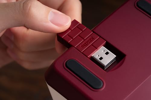 Image of 8BitDo Retro 18 Mechanical Numpad, Supports Calculator Mode, Bluetooth /2.4G /Wired Numpad for Windows and Android - Fami Edition