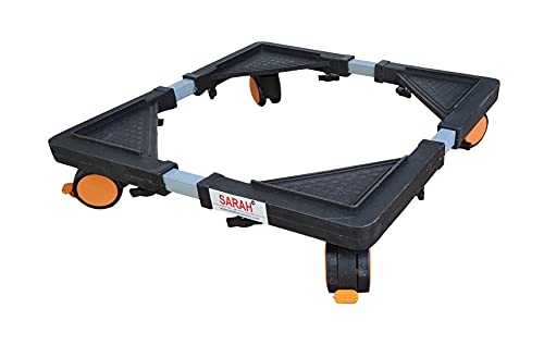 SARAH ™ Heavy Duty Adjustable Refrigerator/Top Loading Fully Automatic Washing Machine Trolley/Stand – 104-NV-OW