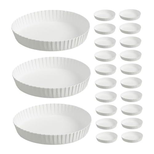 KOMBIUDA Cup Covers for Drinks 100pcs Disposable Paper Lids .5cm for Tea Rooms Exhibition Centers