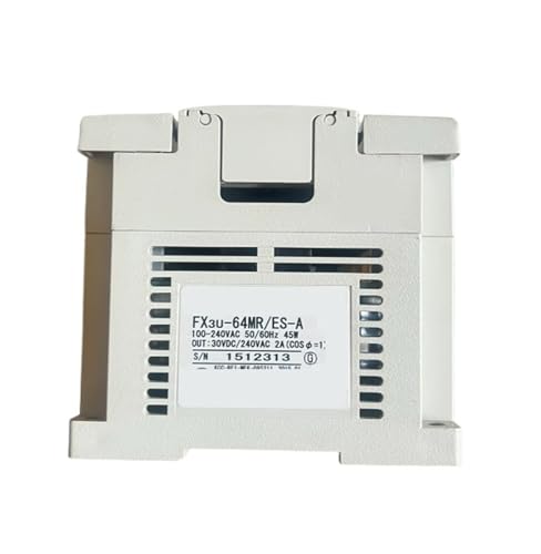 Contrôleur programmable FX3U-64MR/ES-A avec 64 E/S et sorties relais pour automatisme