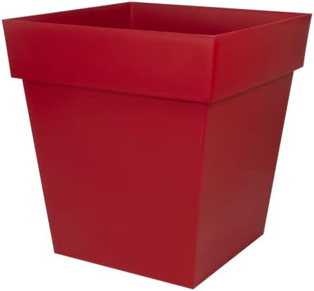 Pot Carré BASALT 50 cm Décor Béton - 57 L