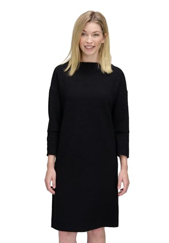 Betty Barclay Damen Sweatkleid mit Stickerei 36, Schwarz