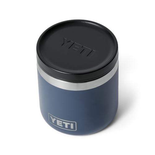 YETI Rambler 8 oz (237 ml) Insulated Food Jar Leakproof Stainless Steel Food Flask for Hot & Cold Snacks Dishwasher Safe with MagVent Lid 5 Year Warranty