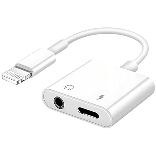 Gnuadz 2-in-1 Lightning auf 3,5 mm Adapter