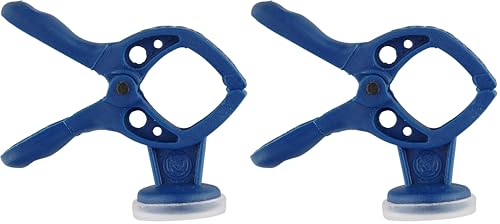 wolfcraft 3010000 Microfix XS Micro-pince à ressort ouverture 15 mm avec aimant force de retenue jusqu'à 50 g (Lot de 2)