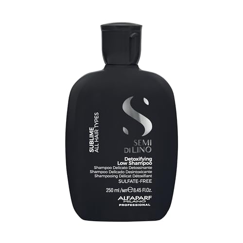 ALFAPARF MILANO Alfaparf Semi Di Lino Sublime Detoxifying Low Shampoo 250 Ml. Champú delicado desintoxicante.