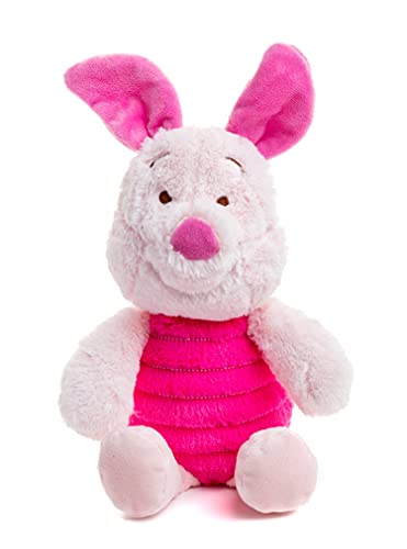 Disney Baby Winnie The Pooh and Friends Stuffed Animal with Jingle and Crinkle, Piglet 14â