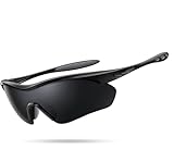 Lamicall Fahrradbrille Herren, Schnelle Brille Damen - [22g TR-90 Ultraleicht] Polarisierte Sport Sonnenbrille mit UV400 Schutz, Multifunktionale Sportbrille Fahrrad Brille für Laufen, Rennrad, Laufen