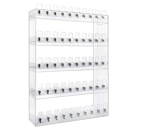 Espositore in acrilico resistente: realizzato in acrilico trasparente di alta qualità, questo espositore offre una soluzione elegante per esporre i tuoi articoli. Il suo design robusto garantisce longevità, rendendolo perfetto per la casa, l'ufficio o il commercio al dettaglio. Goditi un look elegante e moderno, mantenendo il tuo spazio organizzato e visivamente accattivante. Ideale per vari usi!