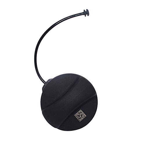 Honeytecs Tampão preto 16117222391 da tampa do enchimento do tanque de gás do combustível para BMW E