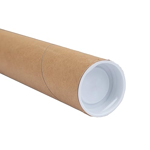 LUXPaper 3 x 26 Mailing Tubes - White (48 Qty.)