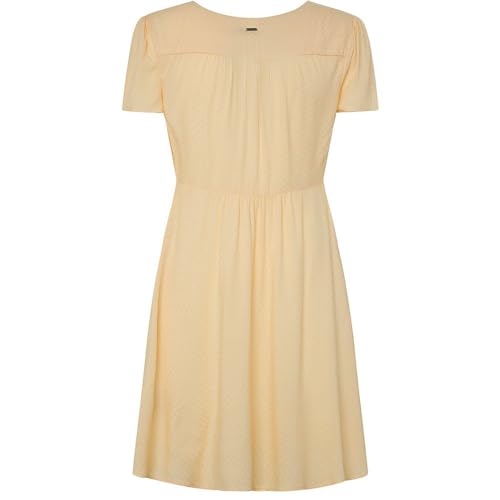 Pepe Jeans Para Mujer. PL953568 Vestido Nani Amarillo (Xs), Casual, Viscosa, Manga Corta, Sostenible - 6