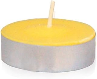 Zest Candle CTZ-009 Yellow Citronella Tealight Candles -100pcs-Box