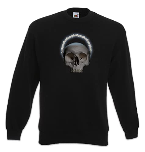 Pull à capuche Holy Skull Urban Backwoods noir pour homme et femme