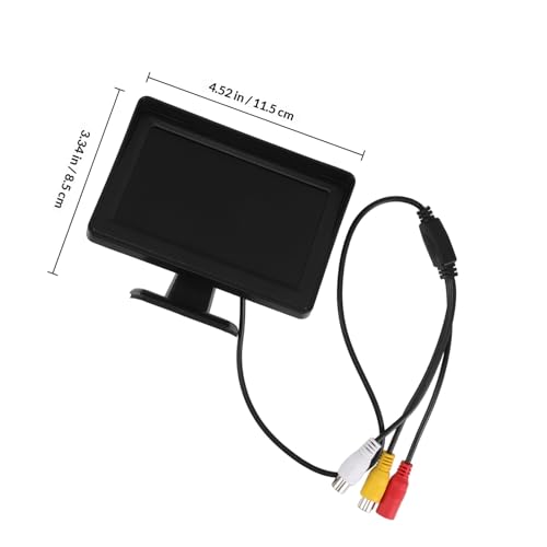 Caméra de recul voiture : écran de surveillance 4.3 pouces miroir - 2