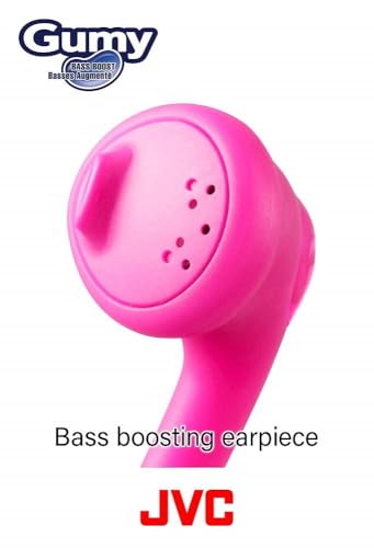 Image of JVC Gumy HA-F160 - in-Ear Headphones with 1 m Cable for Android, iPhone, Computers, Laptops, Consoles and More (Neodymium Magnet, 3.5mm Jack, 15Hz - 20KHz), Blue | Lightweight design with clear sound, comfortable earpads and sturdy cable