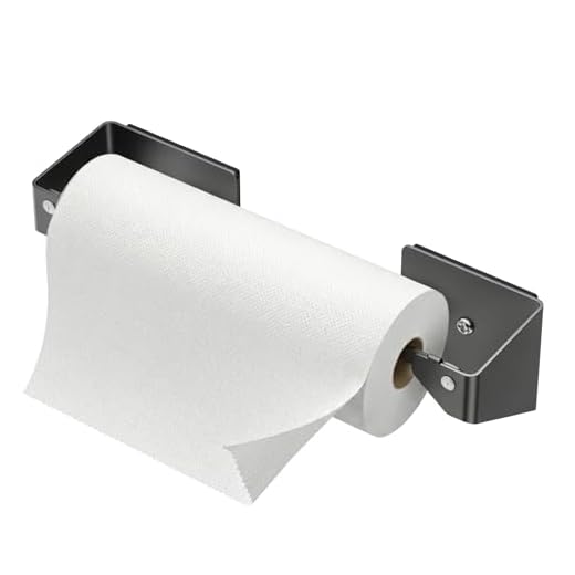 Magnetic Paper Towel Holder for Fridge -Adjustable Holder for Paper Towels, Aluminum Foil, Butcher Paper, Easy Install, Grill Accessory,Towel Rack with Strong Magnet, Kitchen, Rv, Grill, Camping