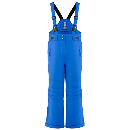 Salopette de ski fille Poivre Blanc bleu vêtement neige enfant