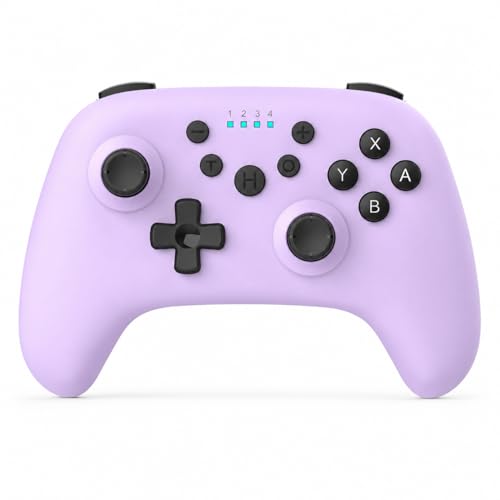 FONLAM Switch�S�@��Ή� �R���g���[���[ �~�j ���T�C�Y�R���g���[���[ Switch2/OLED/Lite���Ή� PC�ɗL���Ή� �X���[�v���� Bluetooth�ڑ� �����A�� �U������ mini �Q�[���R�� �q���A�����A�肪���������Ƀf�U�C��