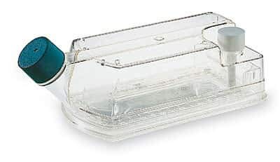 Cole-Parmer Bioreactor Flask for CL350 Suspension Cells, Dual Membrane, 350 mL (11.8 oz), 5 Pk